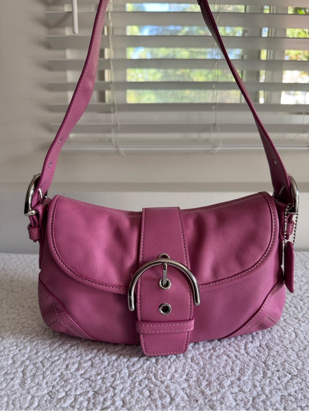 Coach Y2K Pink Small Soho Flap Shoulder Bag 9247